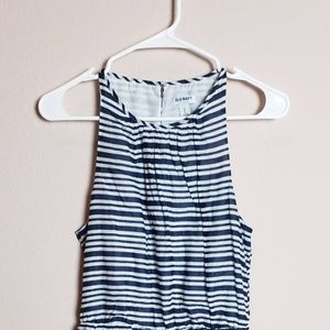 Old Navy Blue White Women Dress Size S